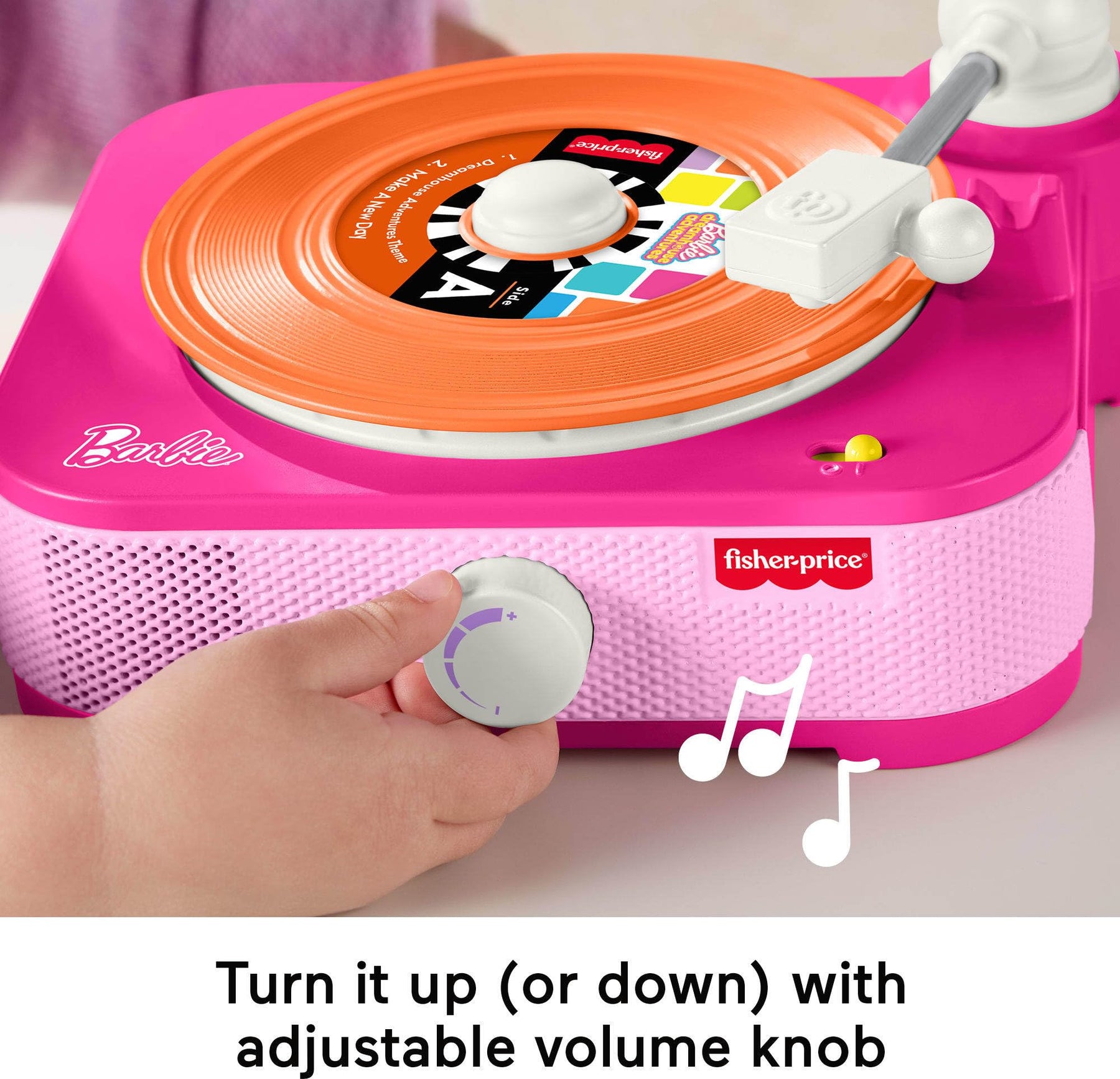 Musical Record Player Set with 5 Records