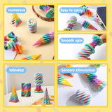Impossible Cone Fidget Toy Set – 4 Pack