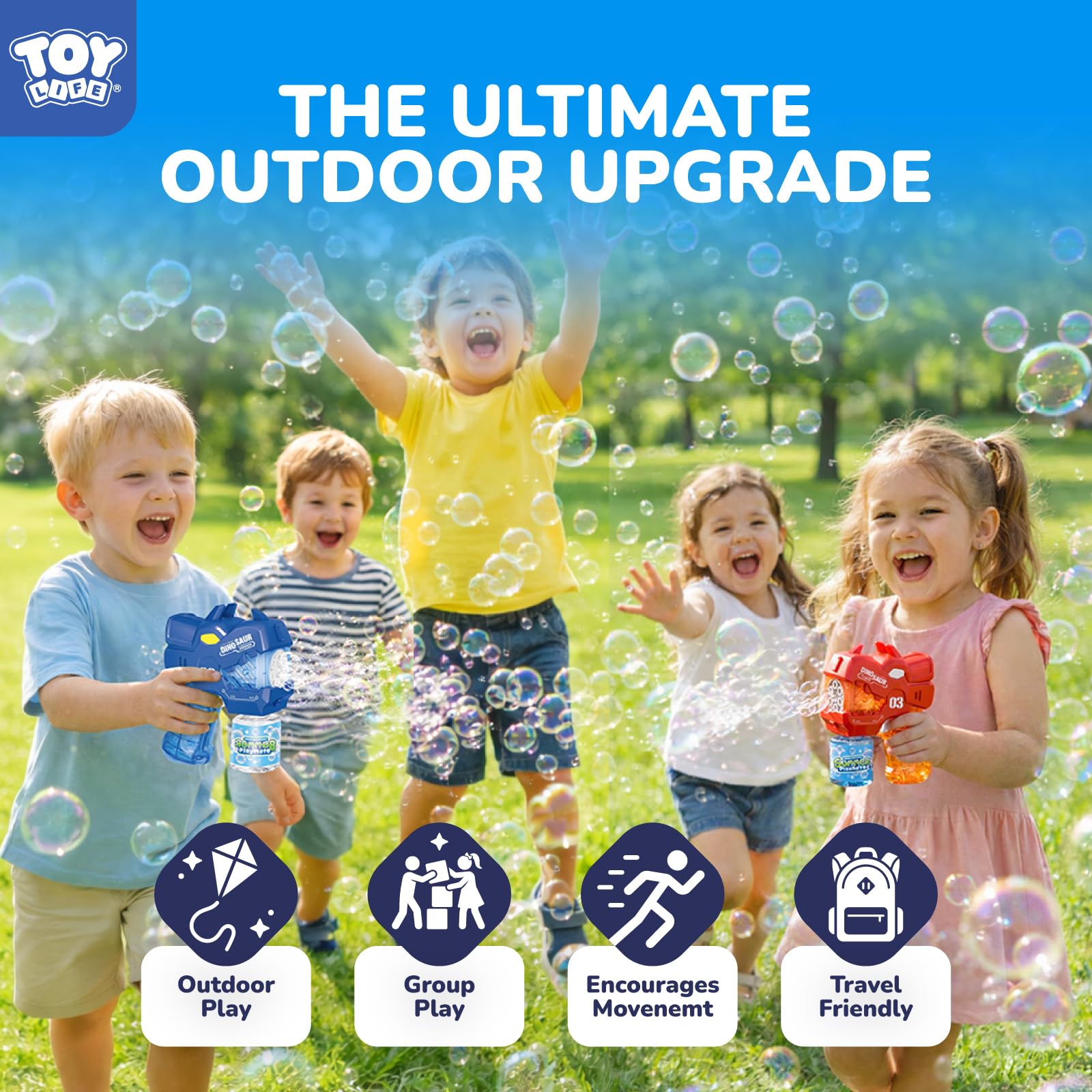 Automatic Bubble Gun for Kids