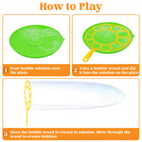 JOYIN Big Bubble Wands Set, Bubble Maker with Tray