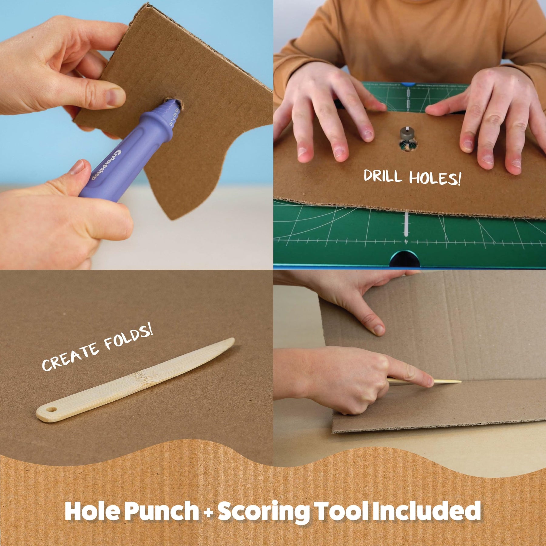 Kids Cardboard Cutting Tool Kit