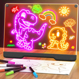 Rechargeable LED Drawing Board with Neon Lights