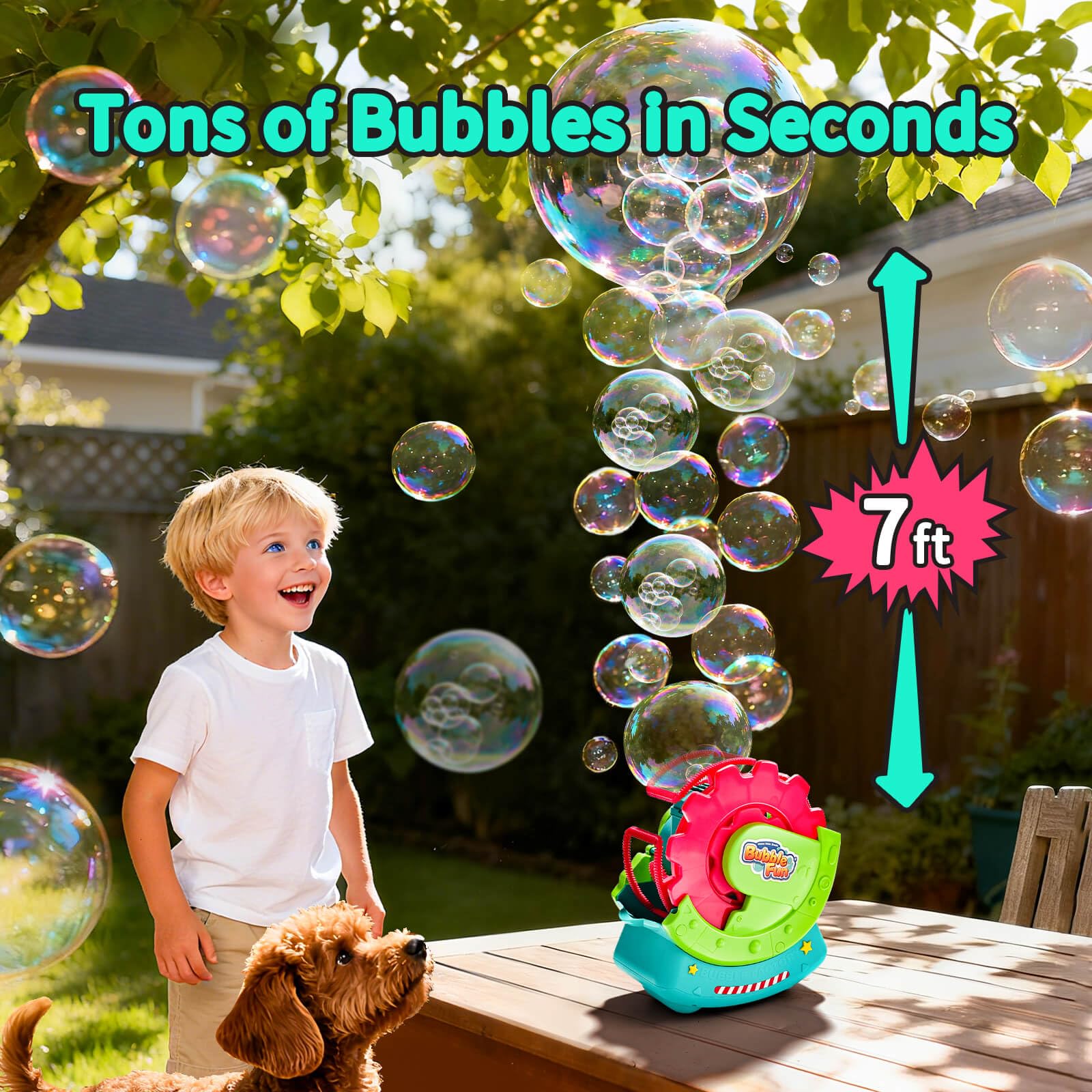 Extra Large Bubble Machine with Solution