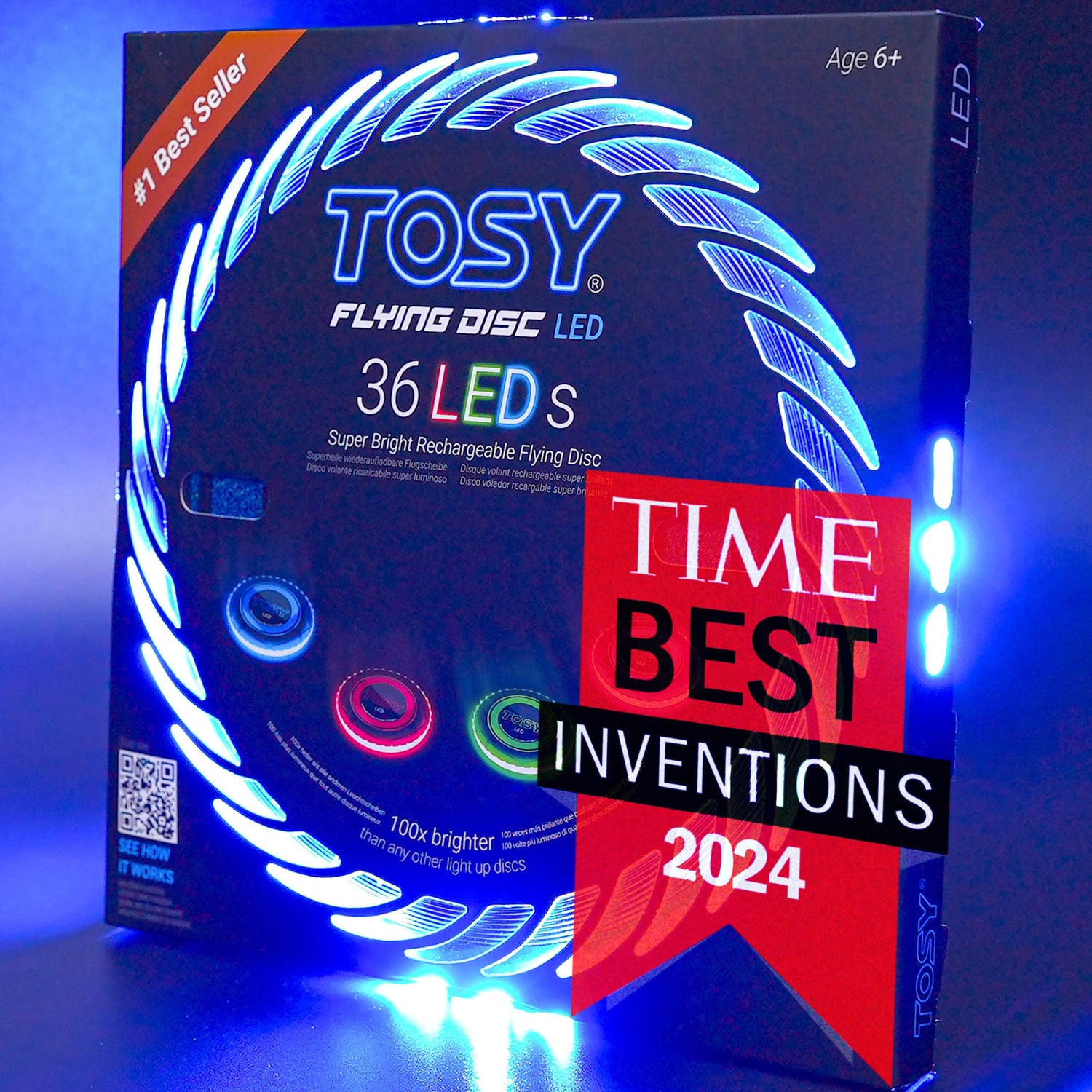 Rechargeable LED Flying Disc