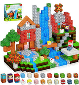 Magnetic Building Blocks Set – 200 Pieces